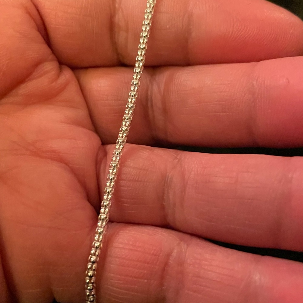 Sterling Silver Popcorn Chain